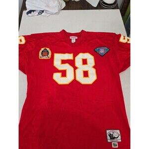 Mitchell & Ness Authentic 1994 Kansas City Chiefs Derrick Thomas Jersey Sz 52